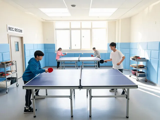 School table tennis room