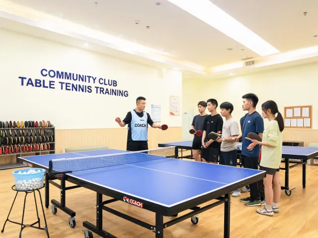 Club table tennis training
